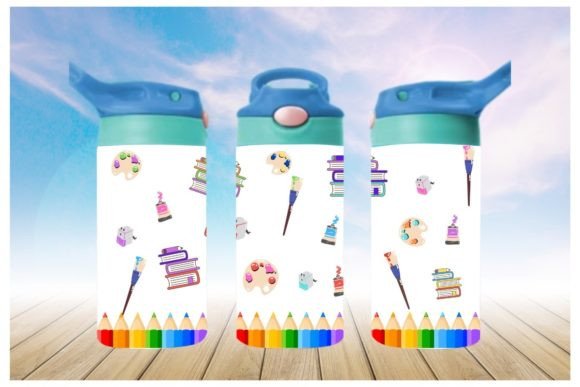 Back to School 12oz Flip Top Tumbler: A Practical Digital Design for Real-Life Use