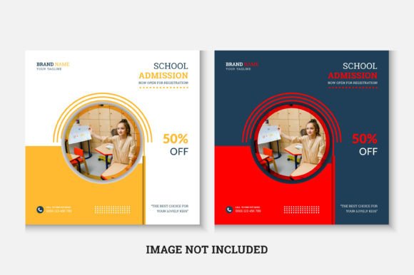 Back to School Admission Design Kit