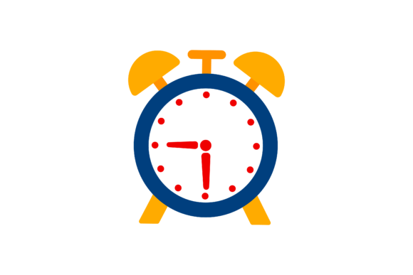 Back to School Alarm Clock Icon