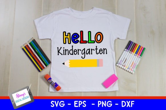 Back to School – Hello Kindergarten SVG