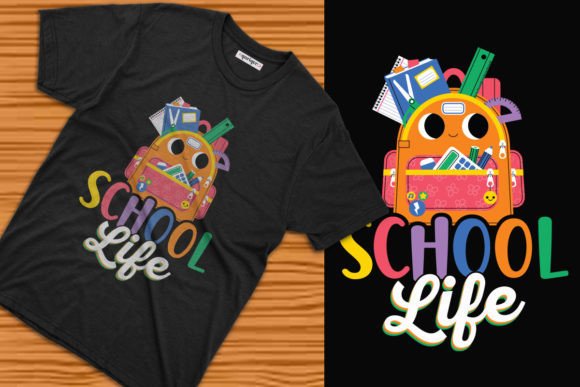 Back to School Life T-shirt Design