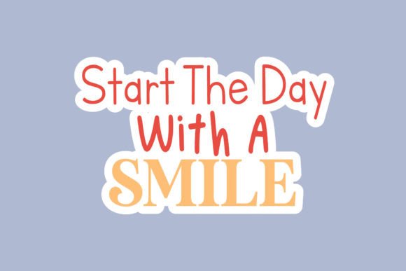 Back to School Sticker Start the Day