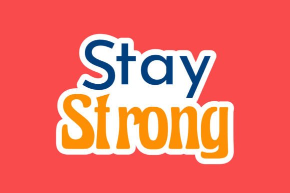Back to School Sticker Stay Strong