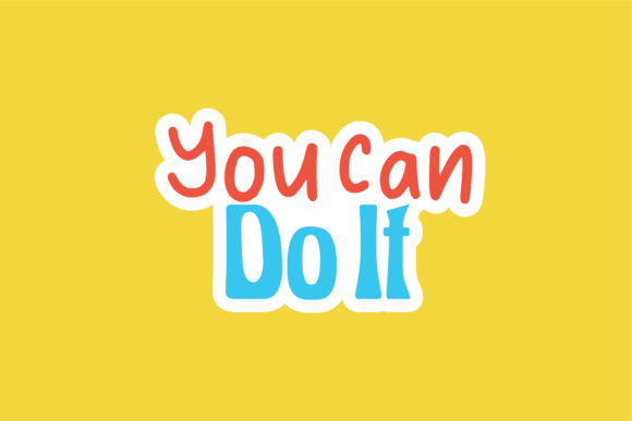 Back to School Sticker You Can Do It