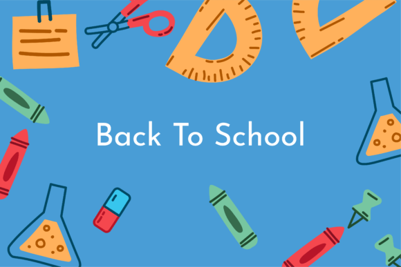 Blue Icon Back to School Background: A Practical Resource for Educators and Designers